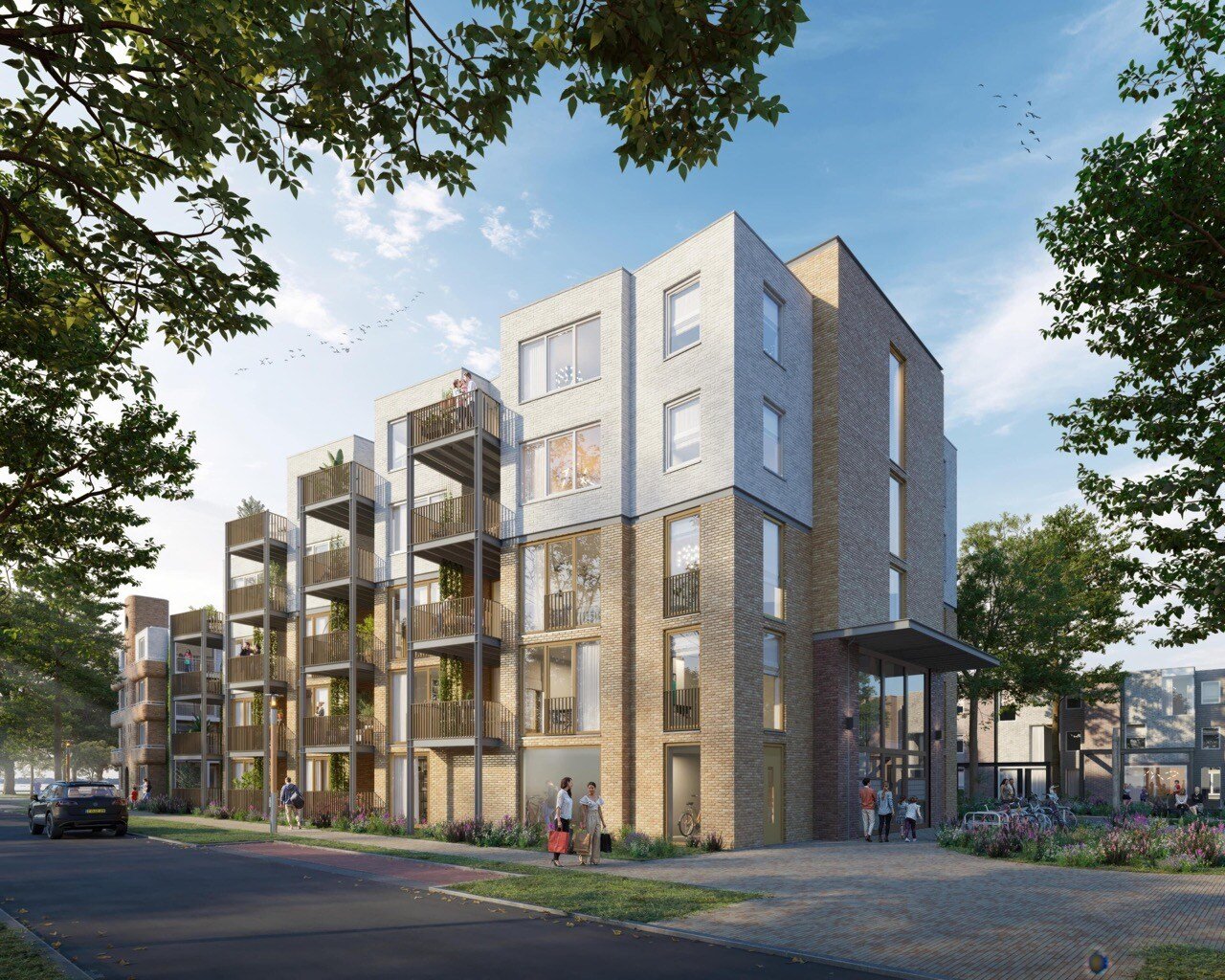 Een prachtig appartementencomplex