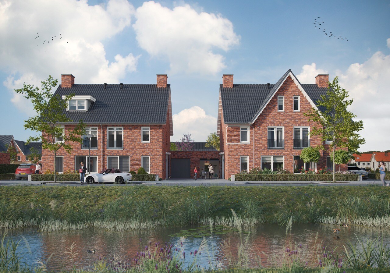 Mooie twee 2-onder-1 kap woningen