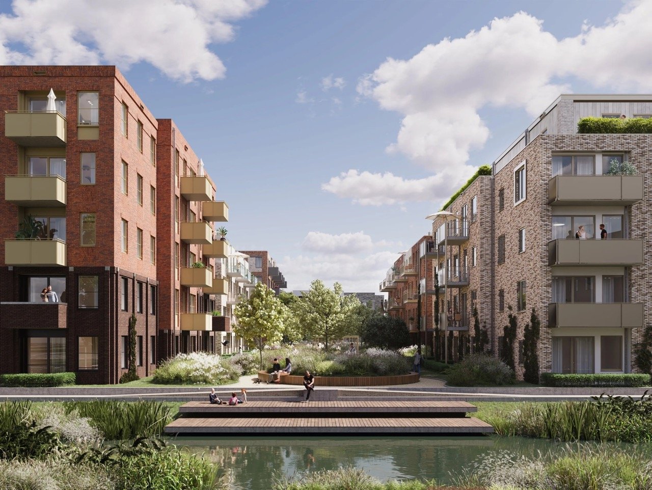 Appartementen in het project