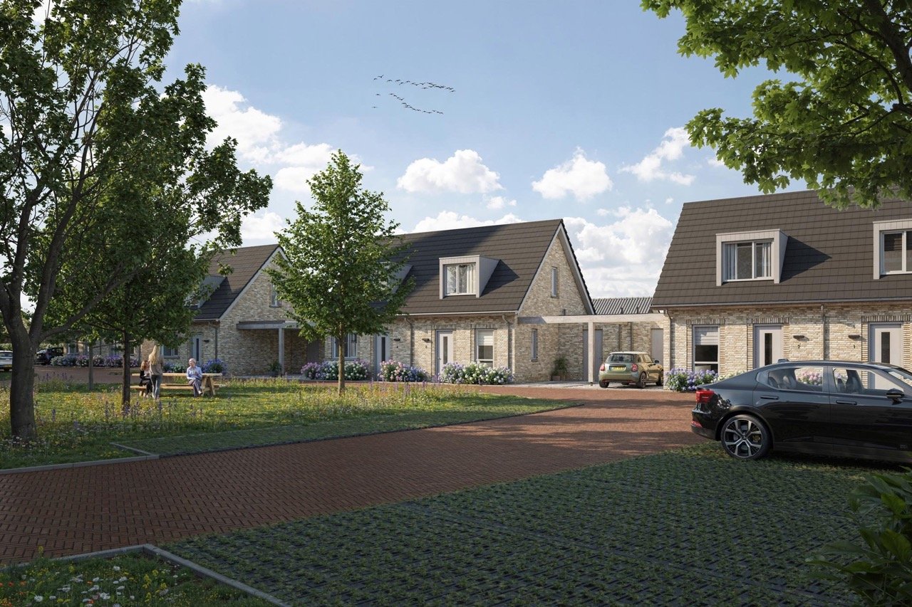 Ruime woningen met veel ruimte in de omgeving